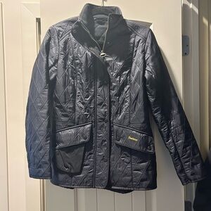 Barbour Cavalry Polarquilt Jacket, size 8, black